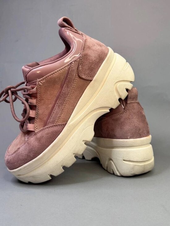 Madden Girl Shoes - Madden Girl Pink Platform Sneakers Size 7,5